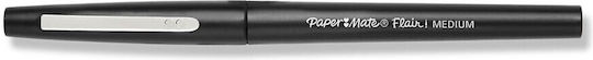 Papermate Flair Stift Kugelschreiber Schwarz mit Schwarz Tinte 2Stück