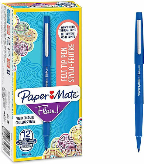 Papermate Flair Stifte Rollerball 12 Stück
