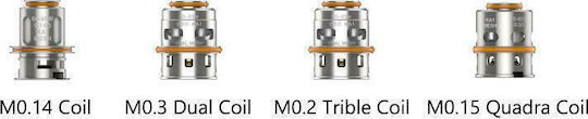 Geek Vape M Series Quadruple Electronic Cigarette Resistance 0.15ohm (DL) 5pcs