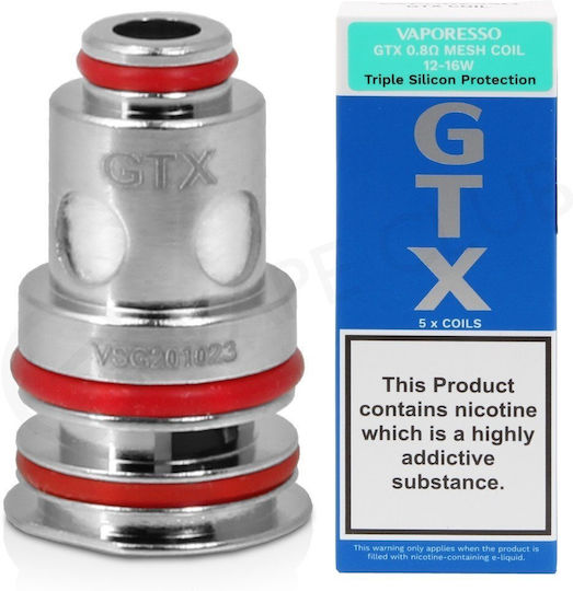 Vaporesso Gtx Meshed Coil Electronic Cigarette Resistance 0.4ohm (DL) 5pcs