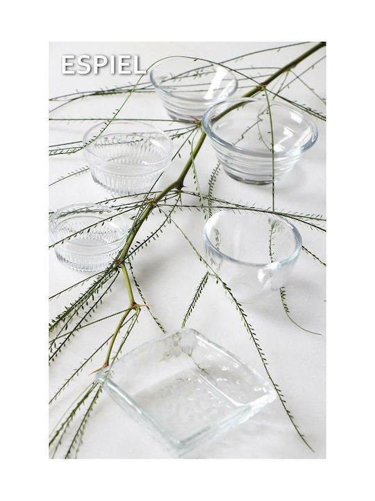 Espiel Gastroboutique Serving Bowl Oval Glass Transparent 11x11cm
