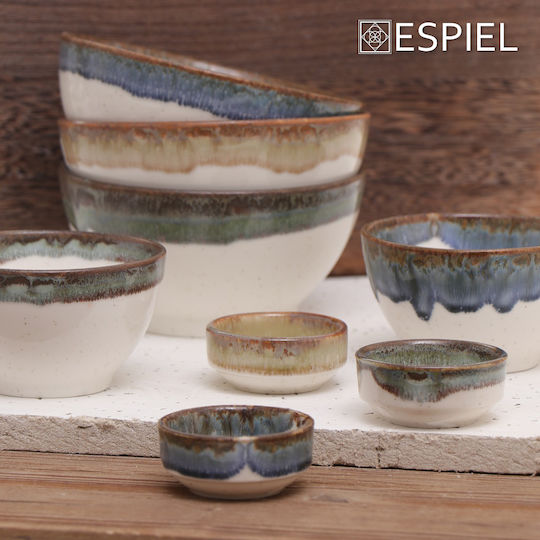 Espiel Essentials Μπωλ Σερβιρίσματος για Ντιπ Στρογγυλό Κεραμικό Μπεζ με Διάμετρο 6εκ. 24τμχ