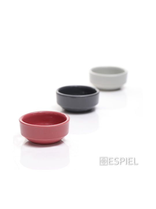 Espiel Essentials Dip-Schüssel Rund Keramik Pomegranate mit Durchmesser 6cm