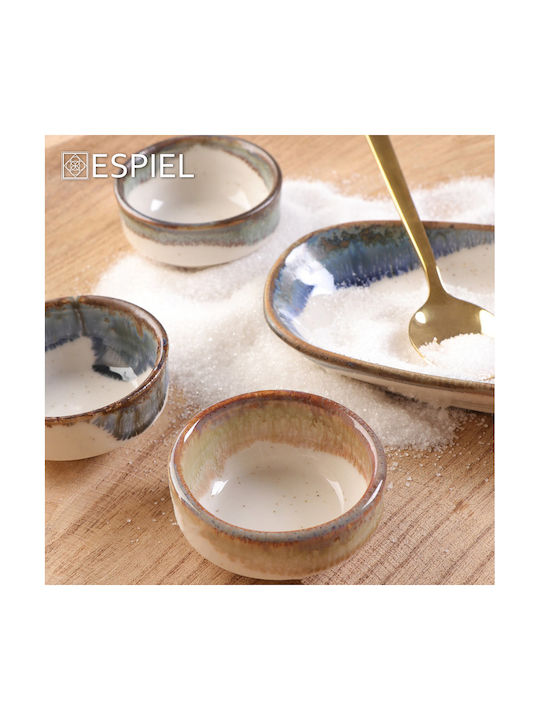 Espiel Essentials Dip-Schüssel Rund Keramik Beige mit Durchmesser 6cm