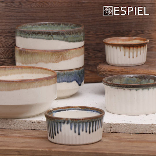 Espiel Essentials Serving Bowl Round Ceramic with Diameter 14cm