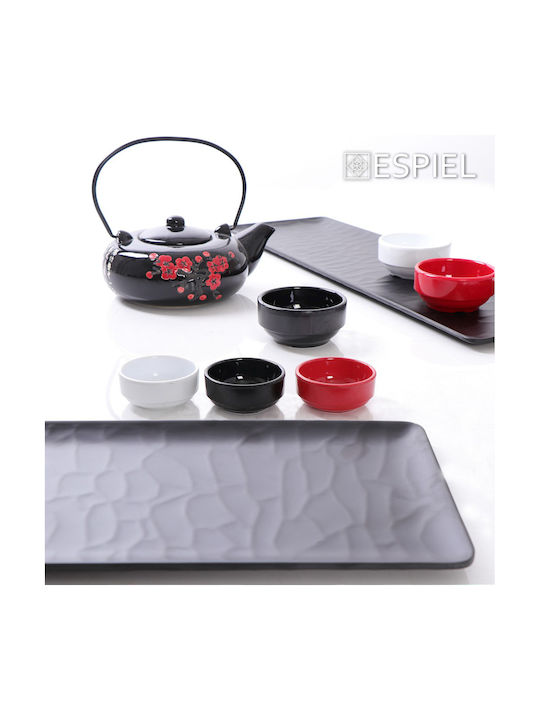 Espiel Dip-Schüssel Rund aus Melamin Red mit Durchmesser 8cm