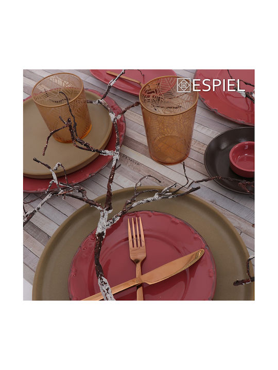 Espiel Essentials Купа за сервиране Овални Керамика Pomegranate 12x7бр
