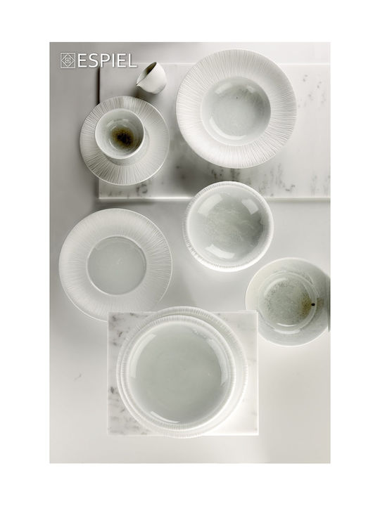 Espiel Zen Sky Serving Bowl Round made of Porcelain Beige with Diameter 11.5cm