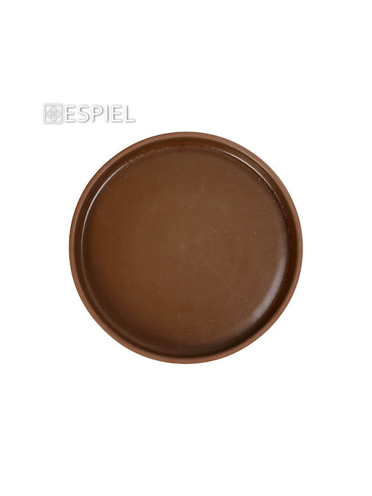 Espiel Aida Serving Bowl Round Brown with Diameter 21.5cm 6pcs