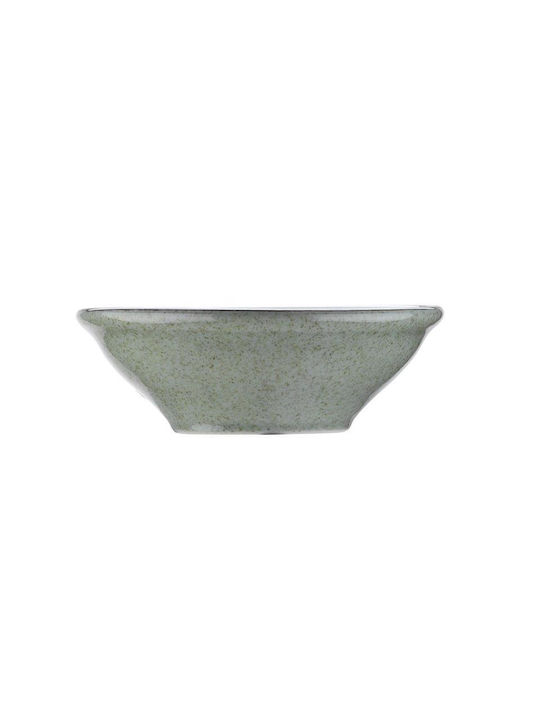 Max Home Mood ColorX Servierschüssel Rund aus Porzellan Green mit Durchmesser 16cm