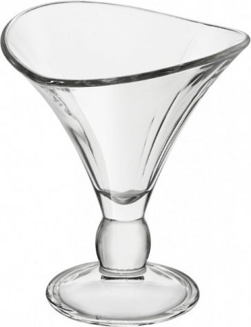 Soler Hispania Servierschüssel Rund Glas Transparent mit Durchmesser 13cm