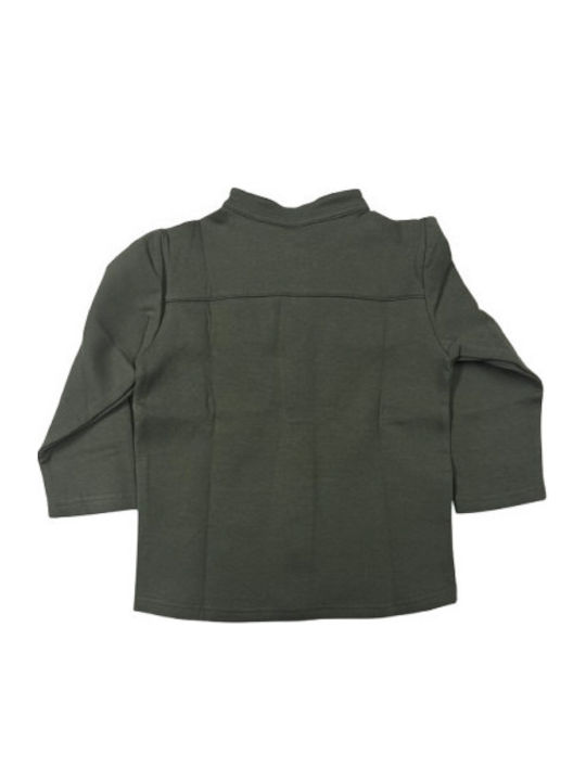 Kinder Hemd Langarm Dark Green