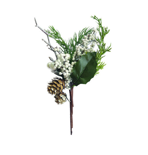 AGC Christmas Decorative Flower 30cm 6pcs