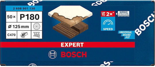 Bosch Expert C470 Sandpaper K180 Set 50pcs