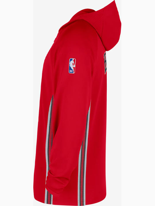 Nba Chicago Bulls Dri-Fit Φούτερ με Κουκούλα Κόκκινο