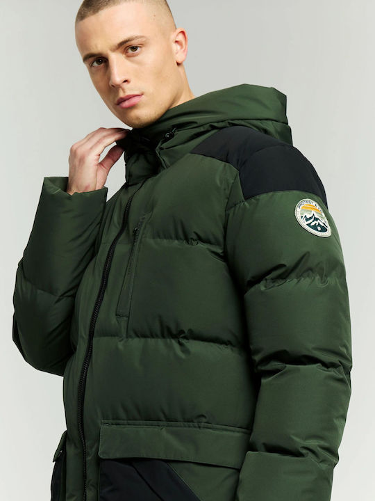 Μπουφάν Puffer Kale Green