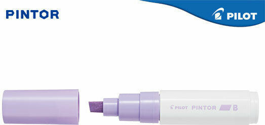 Pilot Pintor Broad Маркери за Рисуване 8мм Pastel Purple 6бр