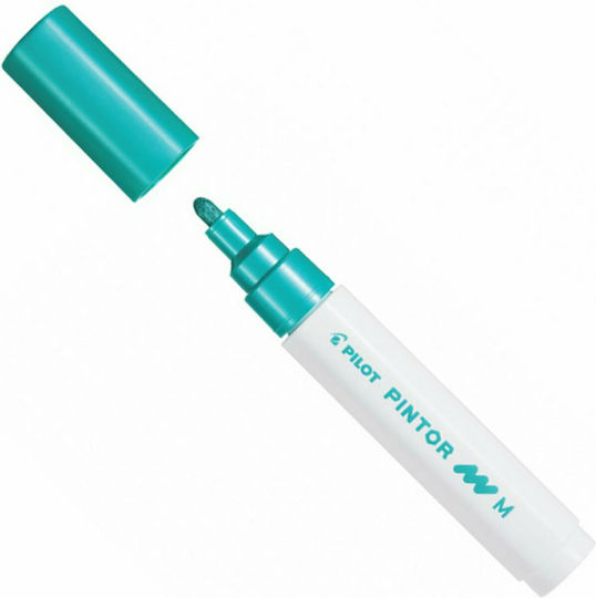 Pilot Pintor Medium Маркери за Рисуване 1.4мм Metallic Green 6бр