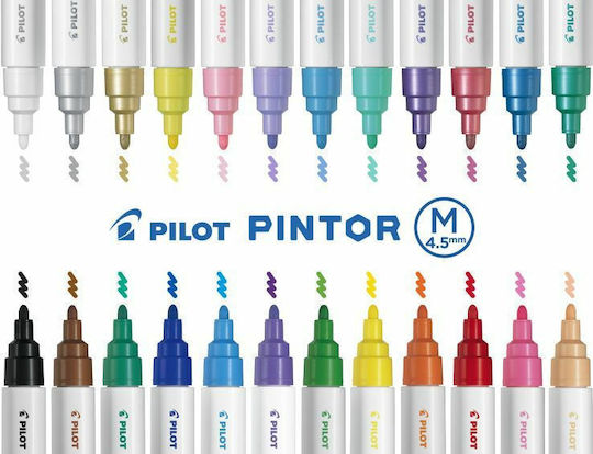 Pilot Pintor Medium Zeichenmarker 1.4mm Metallic Purple 6Stück