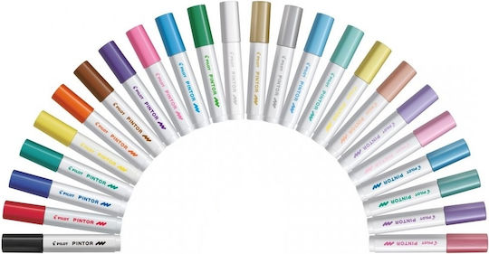Pilot Pintor Medium Zeichenmarker 1.4mm Metallic Purple 6Stück