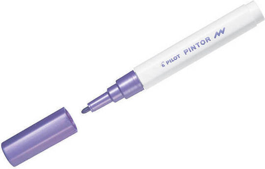 Pilot Pintor F Перманентни Маркери 2.8мм Purple Metallic 6бр
