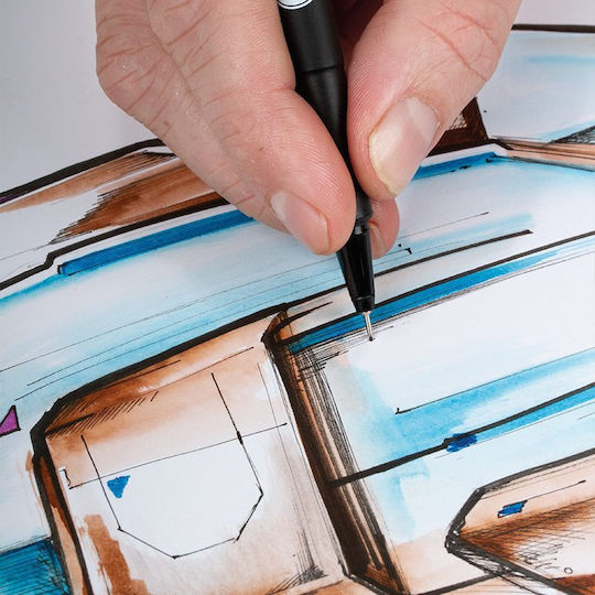 Molotow Ανεξίτηλοι Μαρκαδόροι 0.3mm Σετ 2 χρώματα