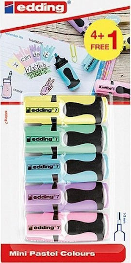 Textmarker Pastel 5Stück