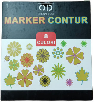 Marker pentru CD/DVD 2mm Glitter Color