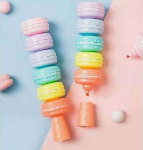 Gim Emily In Paris Macarons Textmarker 4.5mm Mehrfarbig 6Stück
