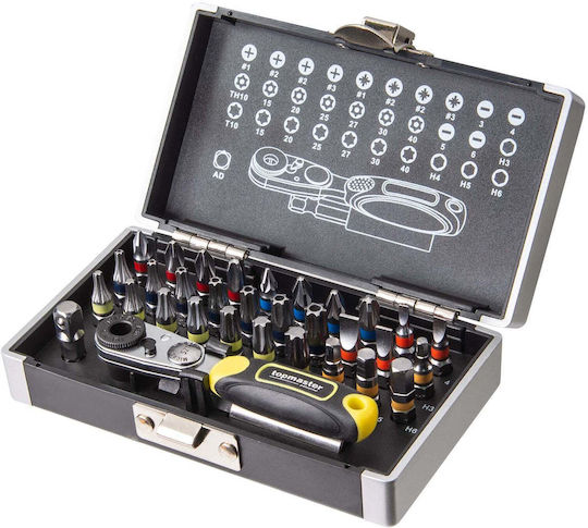 Topmaster Set de chei tubulare și clichet 1\2" & 1\4" 94buc