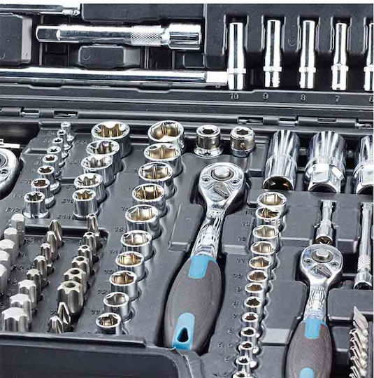 Bormann Pro BHT5200 Καστάνια με Καρυδάκια 1\2" & 1\4" & 3\8" 182τμχ