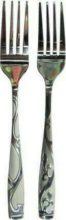 AGC Gabel-Set Obst/Dessert Metall Silber 15cm 2Stück AGC Gabel-Set Obst/Dessert Metall Silber 15cm 2Stück