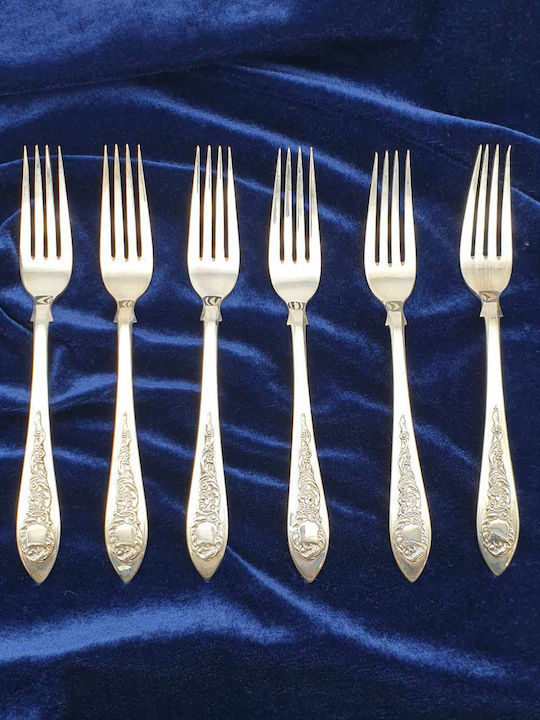 Savvas Design Silberne Gabeln 6 Stück 16cm Pir00012