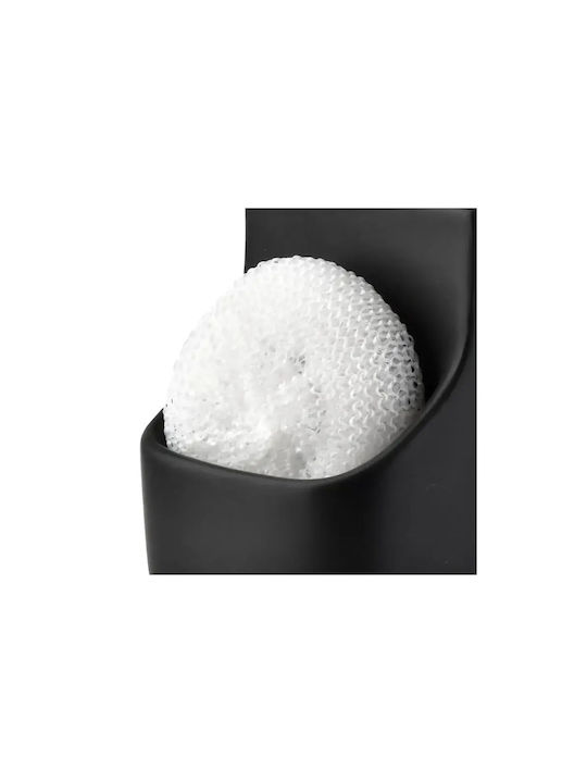 Vilde Dispenser Kitchen Ceramic with Sponge Holder Black 400ml