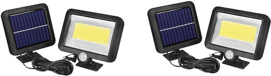 Lampă Solară 30W cu Senzor de Mișcare și Fotocelulă IP67