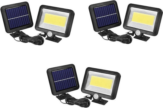 Lampă Solară 30W cu Senzor de Mișcare și Fotocelulă IP67