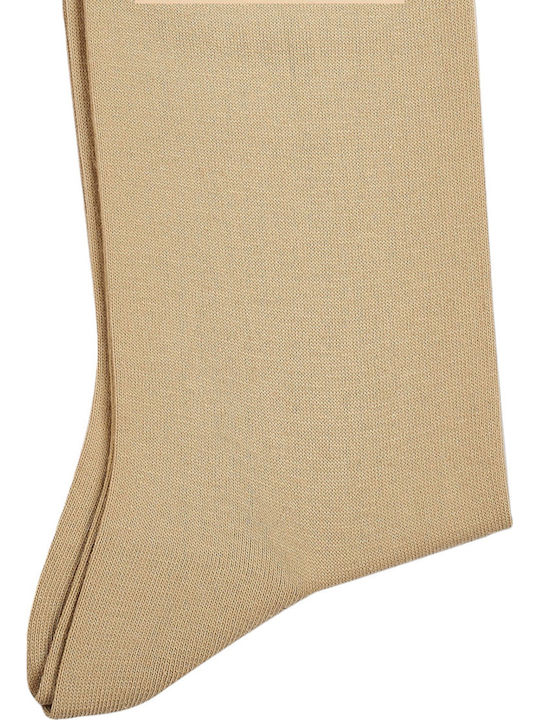 Pournara Herren Socken Beige 2Pack