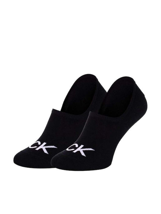Calvin Klein Ανδρικές Μονόχρωμες Κάλτσες Μαύρο 2Pack