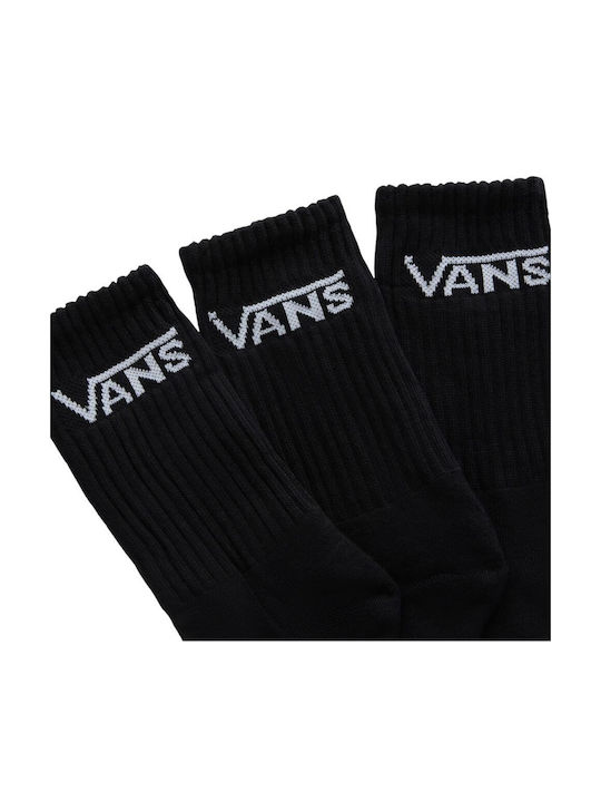Vans Classic Crew Дамски Чорапи Black 3Пакет Vans Classic Crew Дамски Чорапи Black 3Пакет