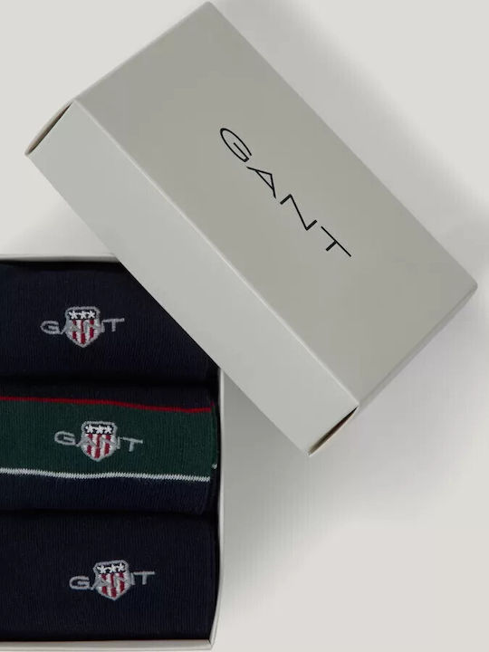 Gant Ανδρικές Κάλτσες Μπλε 3Pack