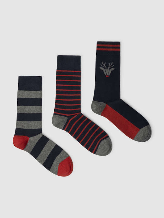 Pepe Jeans Deer Ανδρικές Κάλτσες Πολύχρωμες 3Pack Pepe Jeans Deer Ανδρικές Κάλτσες Πολύχρωμες 3Pack