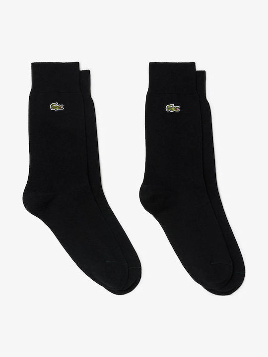 Lacoste Ανδρικές Κάλτσες Μαύρο 2Pack Lacoste Ανδρικές Κάλτσες Μαύρο 2Pack
