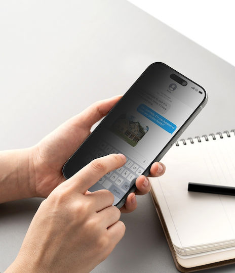 Ringke Full Glue Privacy Tempered Glass 2τμχ (Iphone 17)