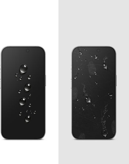 Ringke Easy Slide Privacy Gehärtetes Glas 2 Stück Iphone 17 Pro Max Schwarz