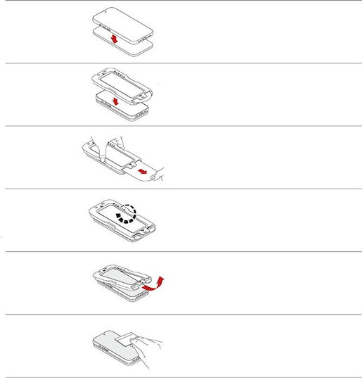 Ringke Easy Slide Privacy Gehärtetes Glas 2 Stück Iphone 17 Pro Max Schwarz