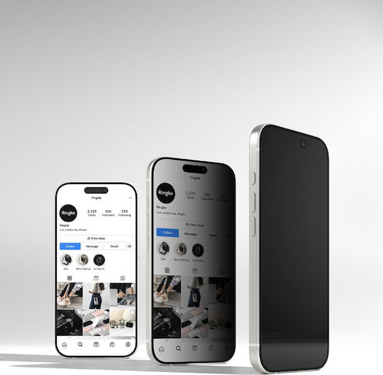 Ringke Full Glue Privacy Tempered Glass 2τμχ (Iphone 17)