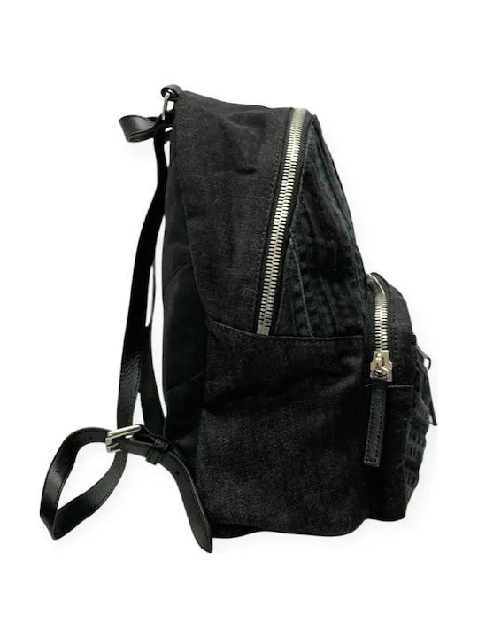 Leather Women's Bag Backpack Black