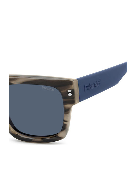 Polaroid Bărbătești Ochelari de soare cu Maro Tortoise Cadru și Albastru Lentilă PLD6241/S/X WR9/C3