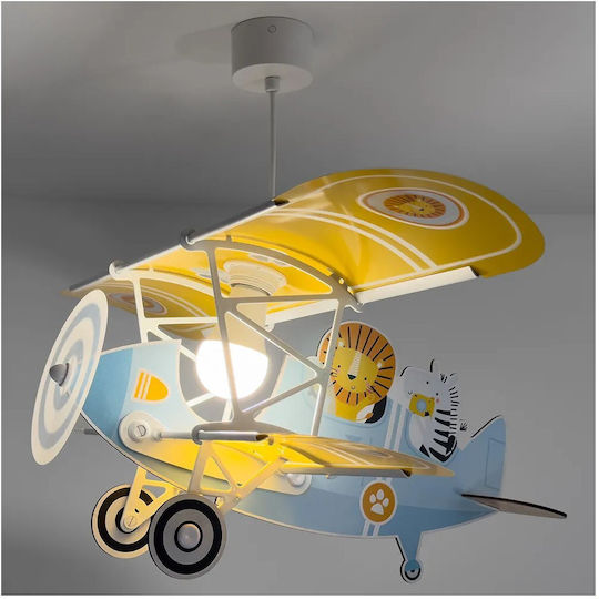 Ango Kids Single Ceiling Light E27 Transparent 15W 64x47cm