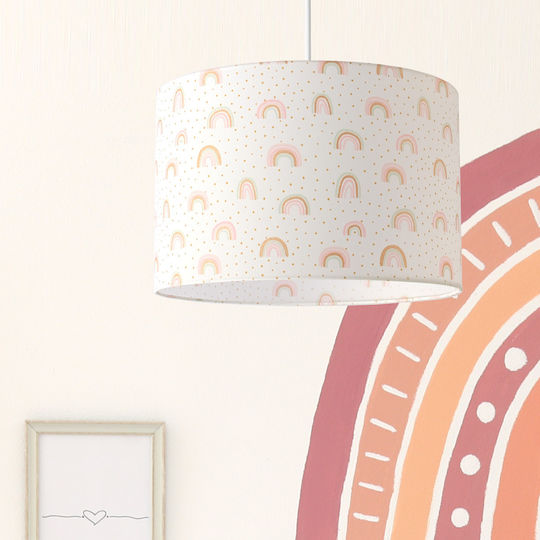 Veis Einfaches Licht Kinderdeckenleuchte Deckenleuchte 15W mit Fassung E27 Weiß 35x24cm